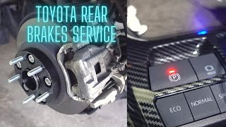 How To Put Your Rear Brakes On Service Mode for Toyota Vehicles