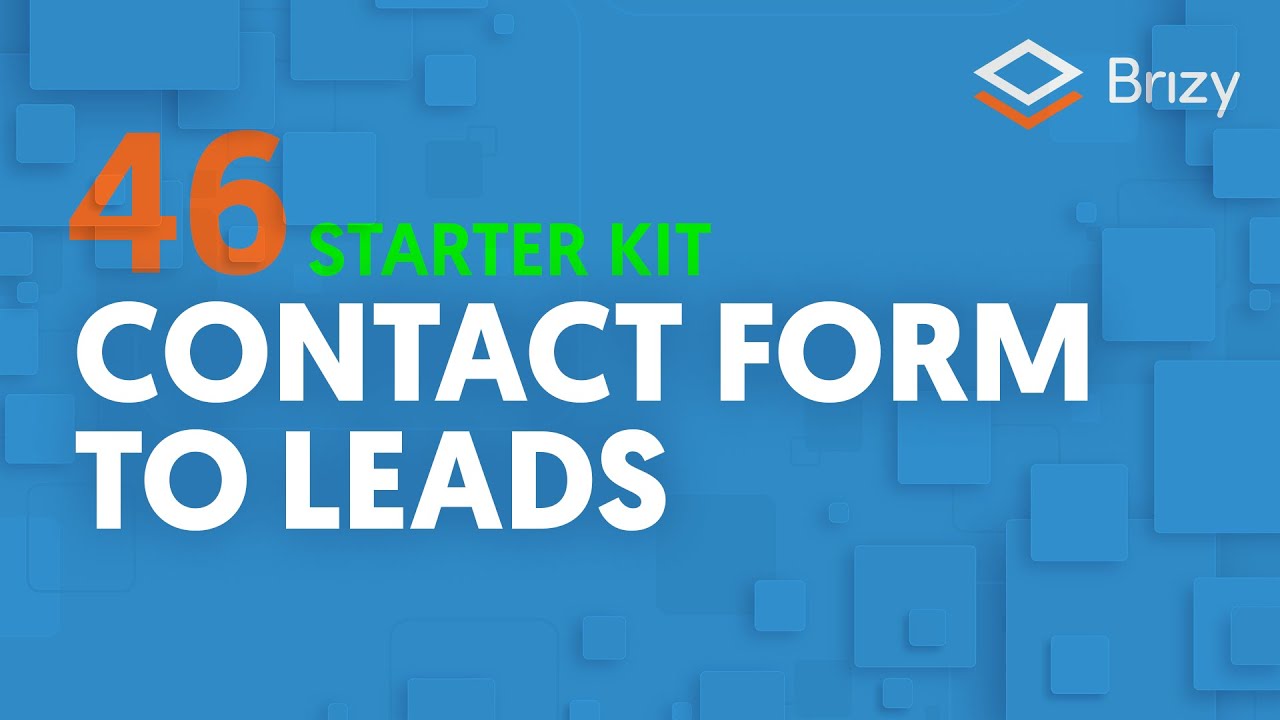 Collect Leads via a Contact Form | Brizy Cloud 2022, Starter Kit 46