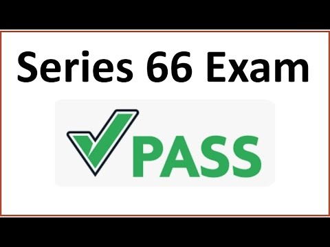 Video: ¿La prueba de la Serie 66 es difícil?