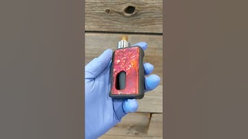 Stabilized wood panel and button by Wood and Breath for the ALT by Boostlab