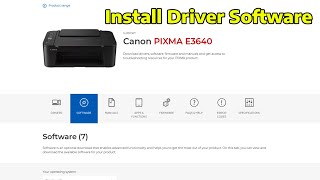 How To Download Canon Printer Driver Software Without CD/DVD in Windows