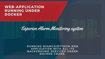 Experion Alarm Monitoring system (Web-application) running under Docker