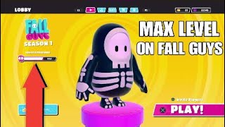 I HIT MAX LEVEL ON FALL GUYS!!! *LEVEL 40*