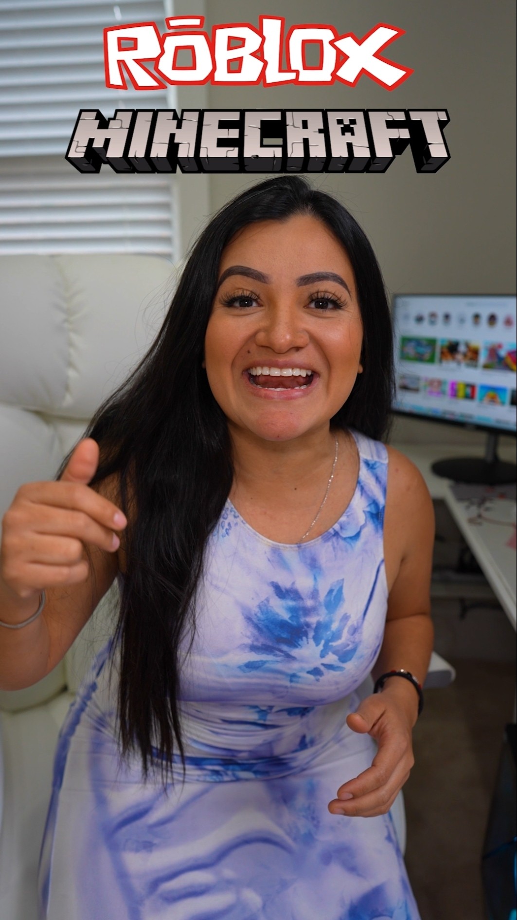 EN VIVO @yenicarolinajuega ❤️ #roblox #minecraft #shorts