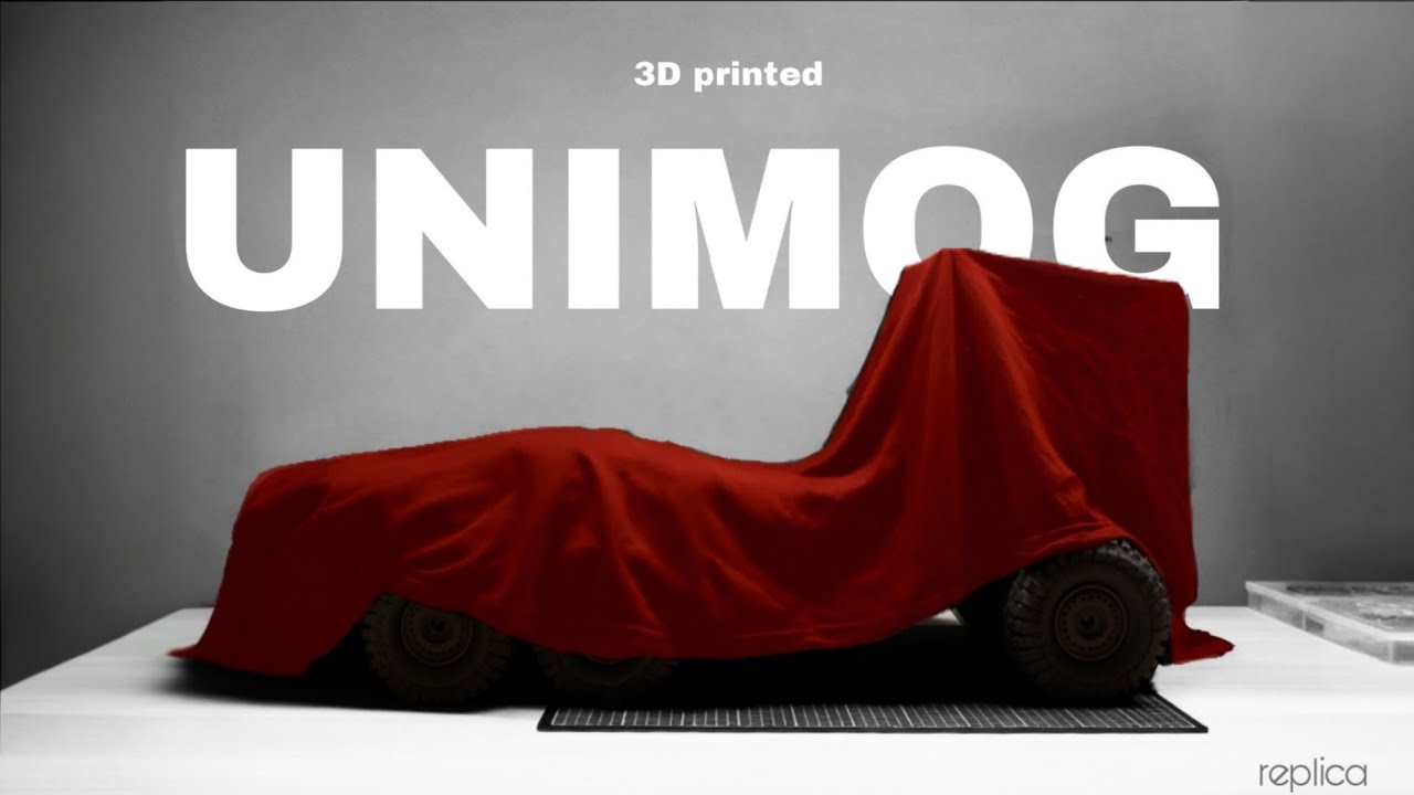 The world's biggest 3D printed UNIMOG replica - Teaser