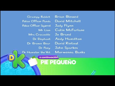 Créditos Peppa pig-a continuación Pie pequeño-feed panregional