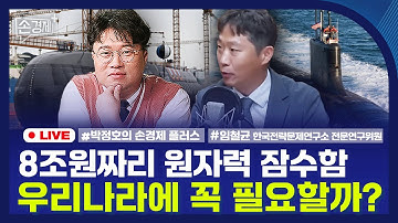 🔴 [손경제플러스 LIVE] 8조원짜리 원자력 잠수함 우리나라에 꼭 필요할까? - 임철균 한국전략문제연구소 전문연구위원