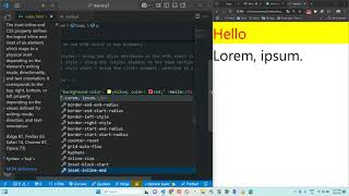 HTML STYLE ATTRIBUTE