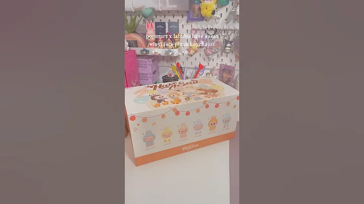 @POPMARTOFFICIAL ​⁠x labubu have a seat plush keychains 🌟 #popmart #blindbox #unboxing #plushies