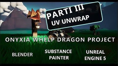 World of Warcraft Whelp Anim/game PROJECT from scratch P3-UV UNWRAP ft BLENDER SUBSTANCE PAINTER UE5