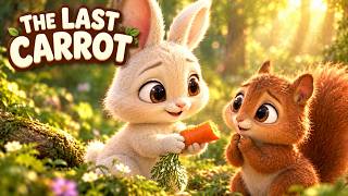 The Last Carrot 🥕 | Kindness & Sharing | Heartwarming Kids Moral Story | Tiny Tales
