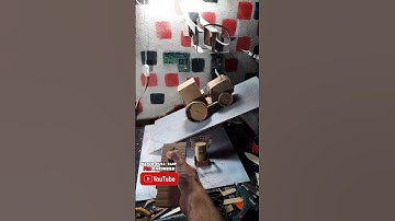 how to make a cardboard  rc tractor with dc motor #tractor #rc