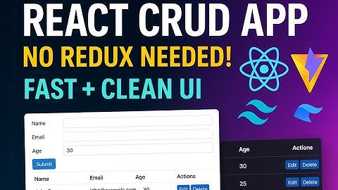🔥 React CRUD Made Easy with Context API (Vite + Tailwind Setup Included)