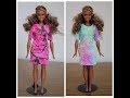 Одежда для Куклы Барби. Шьем Простое Платье \ Clothes for Barbie Dolls. How to Make a Simple Dress.