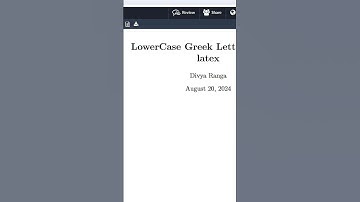 Alpha | Lowercase greek Letter Alpha in Latex #coding #beginners #greekalphabet #greek #math#shorts