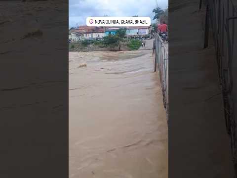 Muita água para açude Orós Rio Cariús em Nova Olinda Ceará 03/04/2026