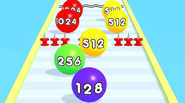 2048 Ball Game - Merge Number 4096 ! All Levels Gameplay Levels (115-121) android, ios