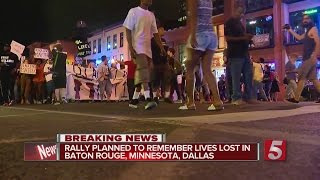 'Black Lives Matter' Rally, Walk Held Downtown