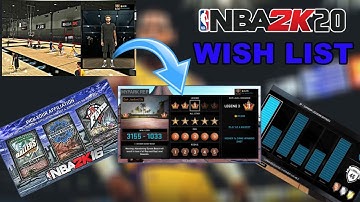 NBA 2K20 WISHLIST - new parks, new archetypes, park affiliations, new rep system & more!