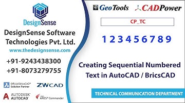 Creating sequential numbered text in AutoCAD & BricsCAD - yet another CADPower magic | CADPower