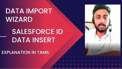 Data Import Wizard (Insert)| Data management | Salesforce in Tamil