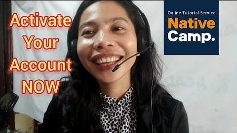How to Activate your Tutor account at Native Camp