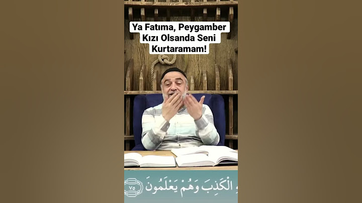 Ya Fatıma, Peygamber Kızı Olsanda Seni Kurtaramam!
