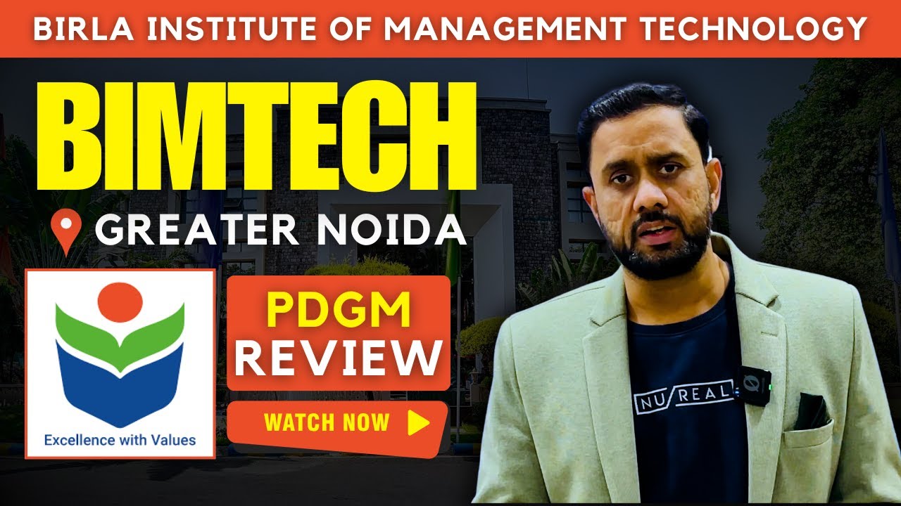 BIMTECH Greater Noida Honest PGDM Review | Should You Join?