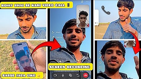 Talked to Rohit Deshwal on video call 📱 || Video call recording 🫣 #nishudaswal #trending