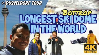 TOUR OF DUSSELDORF | FIRST TIME EXPERIENCE AT THE LONGEST SKI DOME IN THE WORLD | BEST GERMAN STEAK