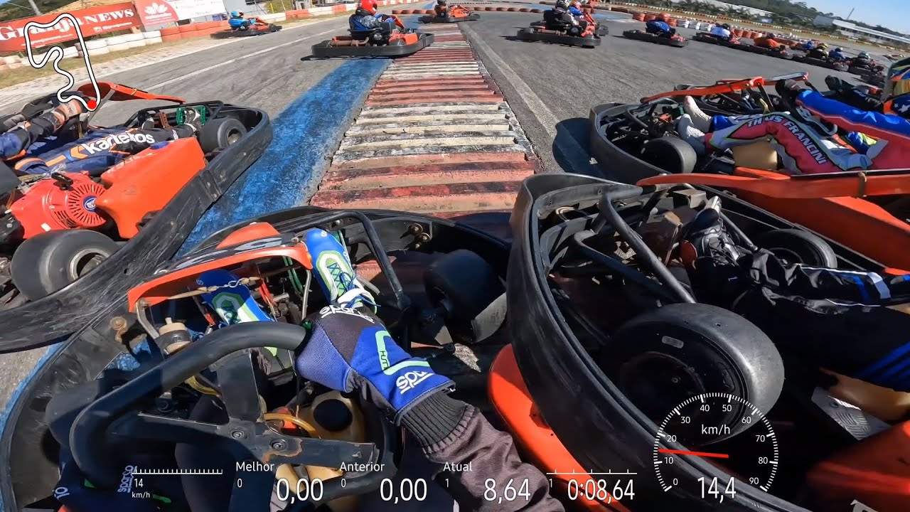 Corrida de kart, Copa Amika, kartódromo Granja Viana, KGV, traçado 126, 6° Etapa, Cat. ligth 80kg