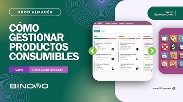 ODOO Almacén | Tutorial 3 📌 Cómo gestionar productos consumibles en Odoo