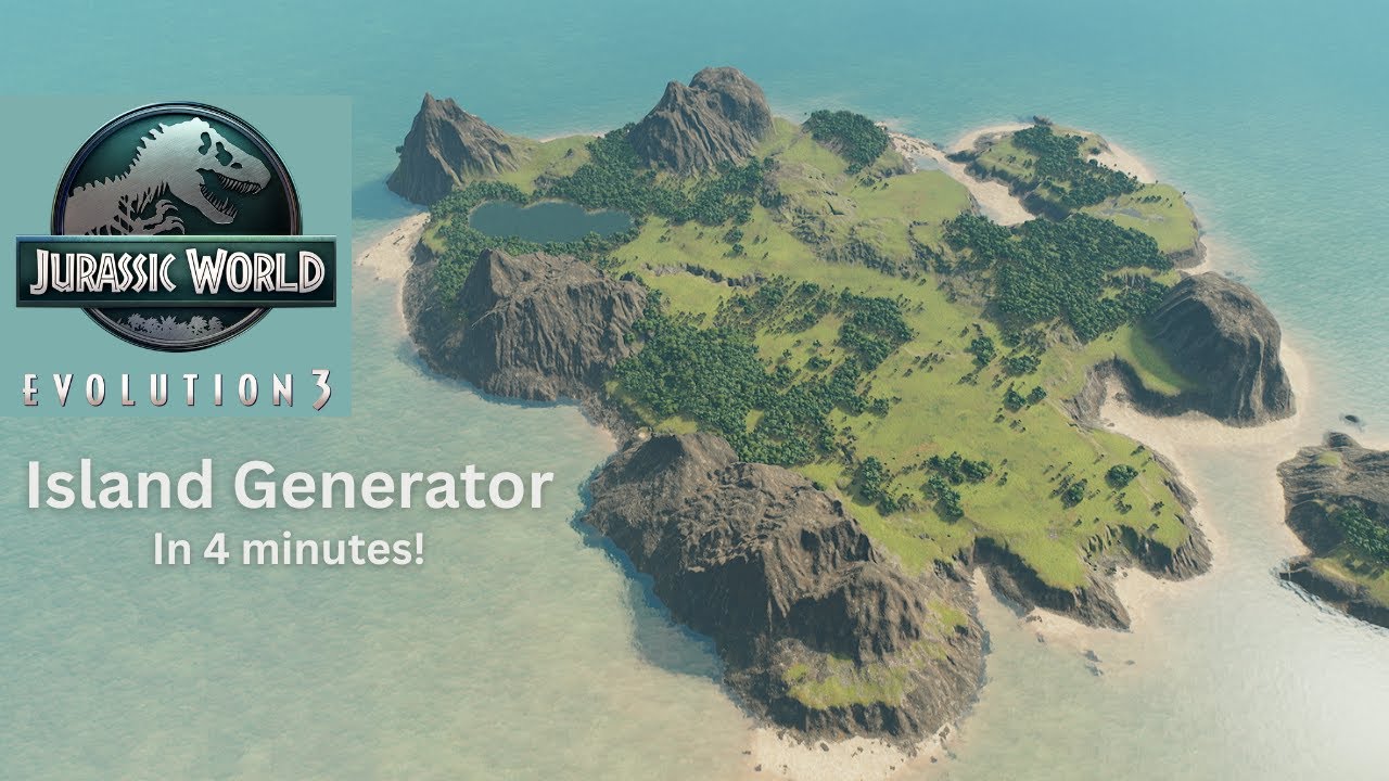 Jurassic World Evolution 3 Island Generator in 4 minutes! - YouTube