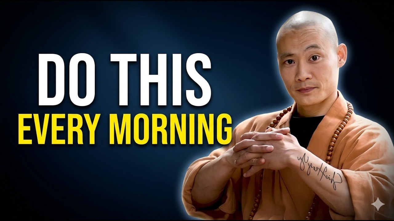 10 THINGS You SHOULD do every MORNING | Shaolin Master Wisdom Shi Heng Yi