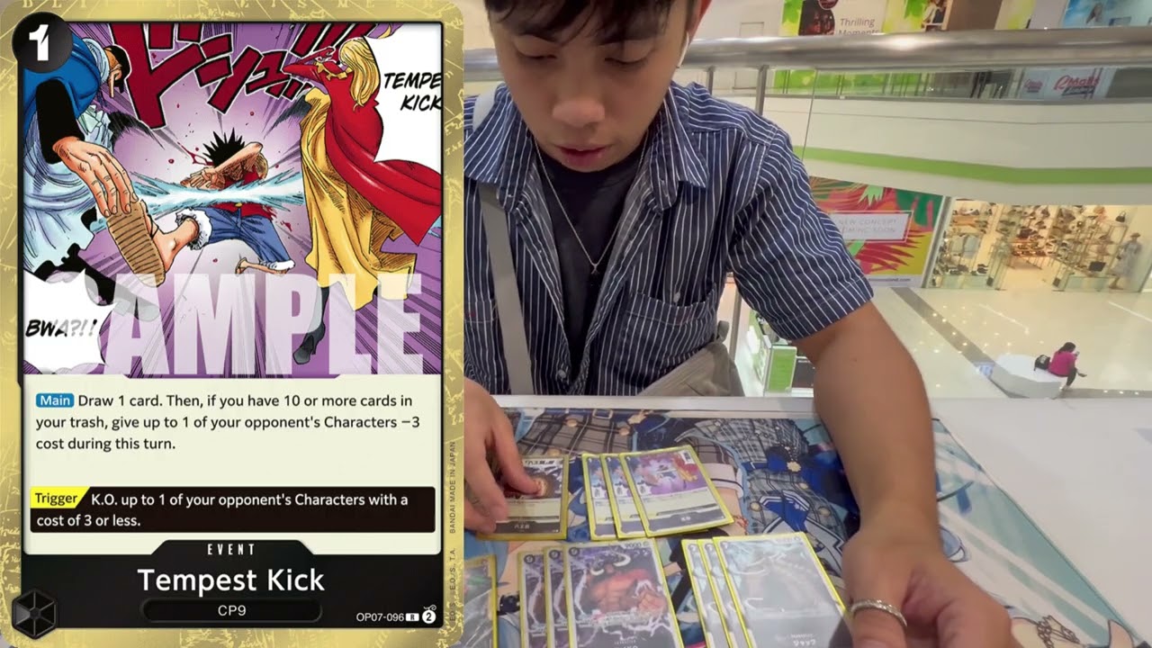 Smoker Top 2 One piece TCG OP12 Beats Green Decks