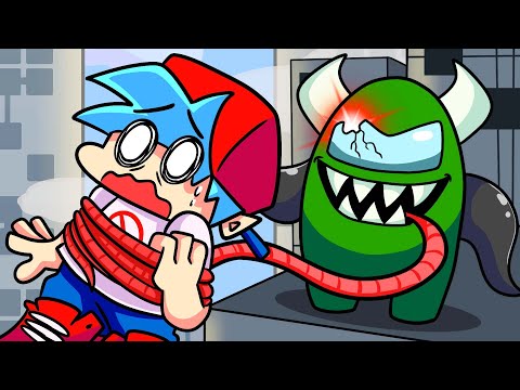 BOYFRIEND vs. IMPOSTER: REMATCH! Friday Night Funkin' Logic | Cartoon Animation