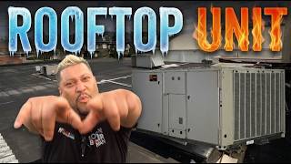 Servicing a Trane Rooftop Package Unit at a Gym in Long Island NY | HVAC Papi