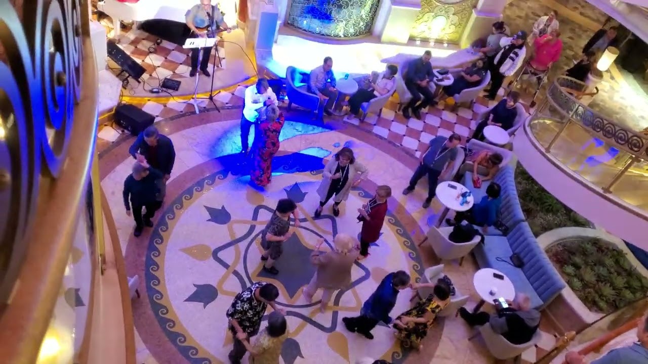 Ruby Princess dancing in the Grand Auditorium pt 2