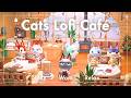 【あつ森BGM】Cats Lofi Café｜温かい冬のチルなコテージ｜ピアノと環境音｜作業・勉強・リラックス【3時間】