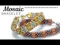 How to make a Mosaic Bracelet with Tila and Superduo