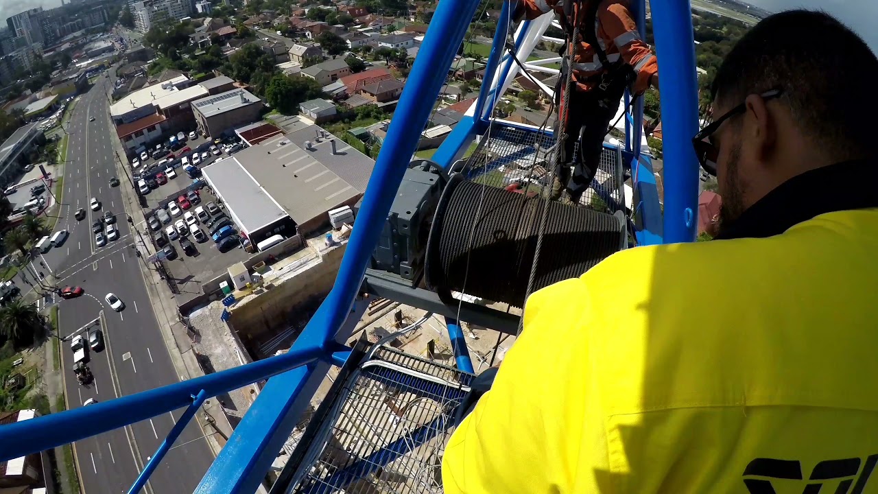 Tower Crane - Trolley motor replacement - Terex CTT 331