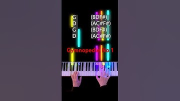 Thumbnail of Piano tutorial how to play "Gymnopedie No 1"  by Erik Satie on piano. #pianotutorial #gymnopédie