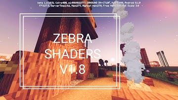 Realistic Shaders For MCPE | Zebra Shaders V1.8