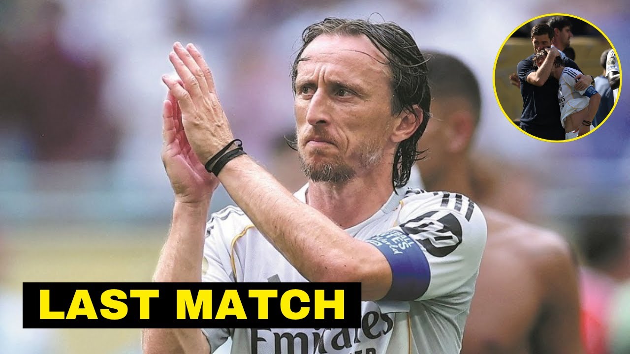 Luka Modric Farewell After Last Match For Real Madrid - YouTube