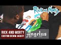 5 Easy Steps to Painting a Denim Jacket | Rick and Morty x Bad Boys | Angelus