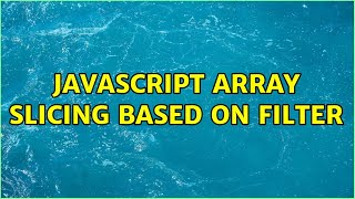 Celebrity Javascript array slicing based on filter Profile