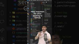 Hide files from pushing into github #shorts