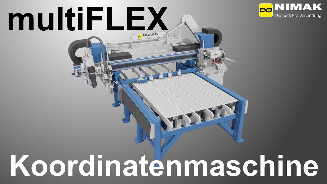 NIMAK Koordinatenmaschine coordinate machine multiFLEX YouTube