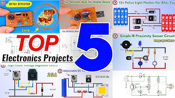 Top 5 Electronics Projects for Beginners with Basic Components (2025)