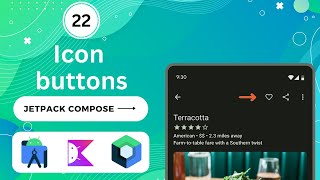 How to Implement IconButton in Jetpack Compose | Android | Kotlin | Android Studio Giraffe #android
